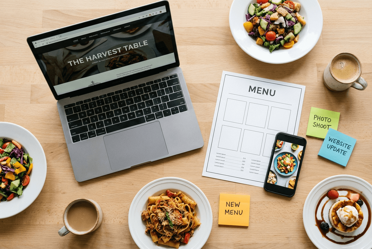 Restaurant owner choosing the right AI food photography tool for menu photos and marketing materials