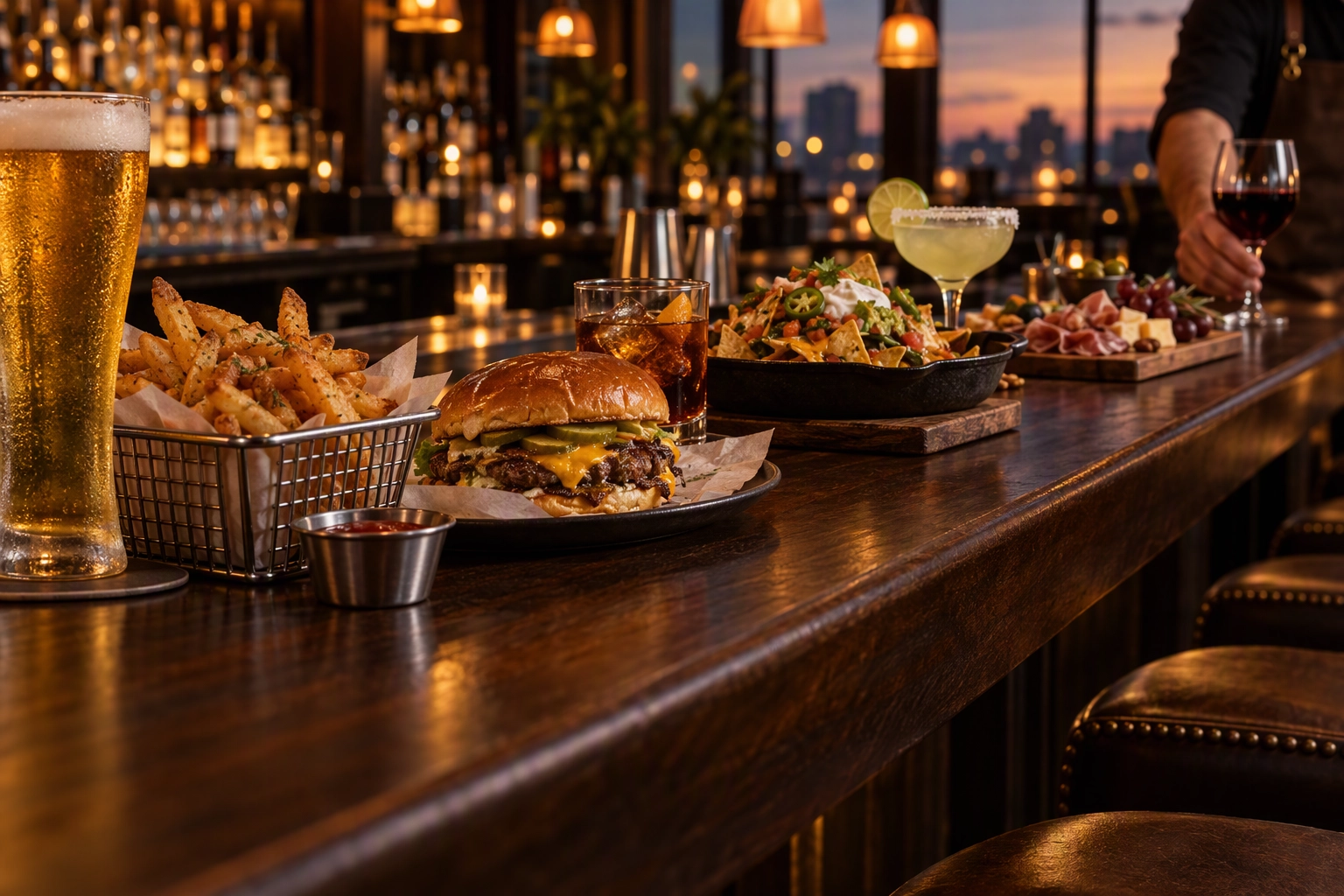 40 Bar Menu Ideas Costed for Small Kitchens