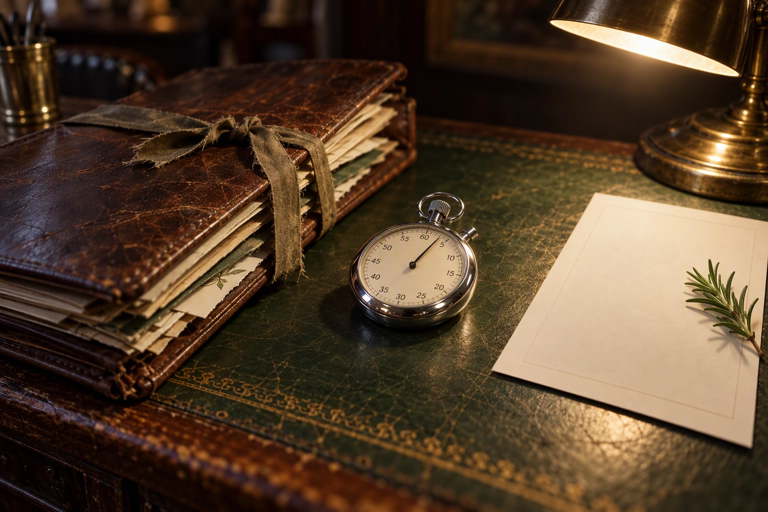 Chrome stopwatch beside a heavy folded paper menu and a light single card, the speed test behind the best restaurant websites