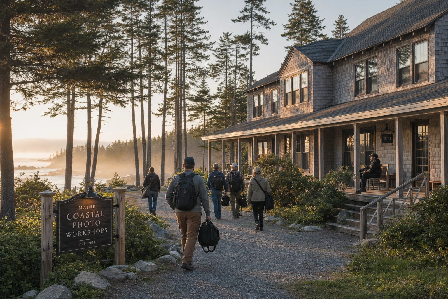 Coastal Maine photography workshop campus where students attend multi-day food photography intensives