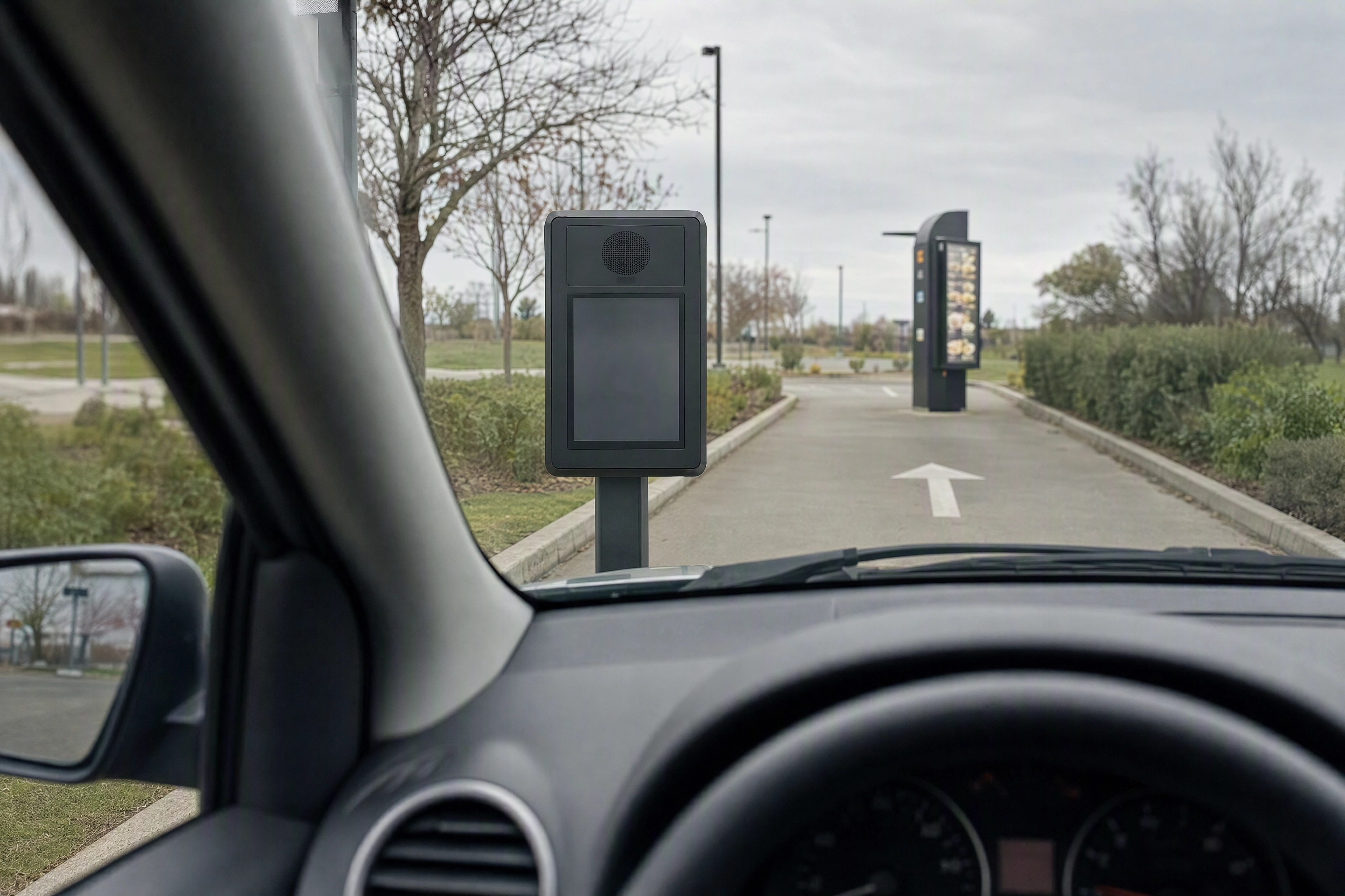 Drive-thru menu board ideas from the driver seat: the order post ahead and the lane menu board beyond