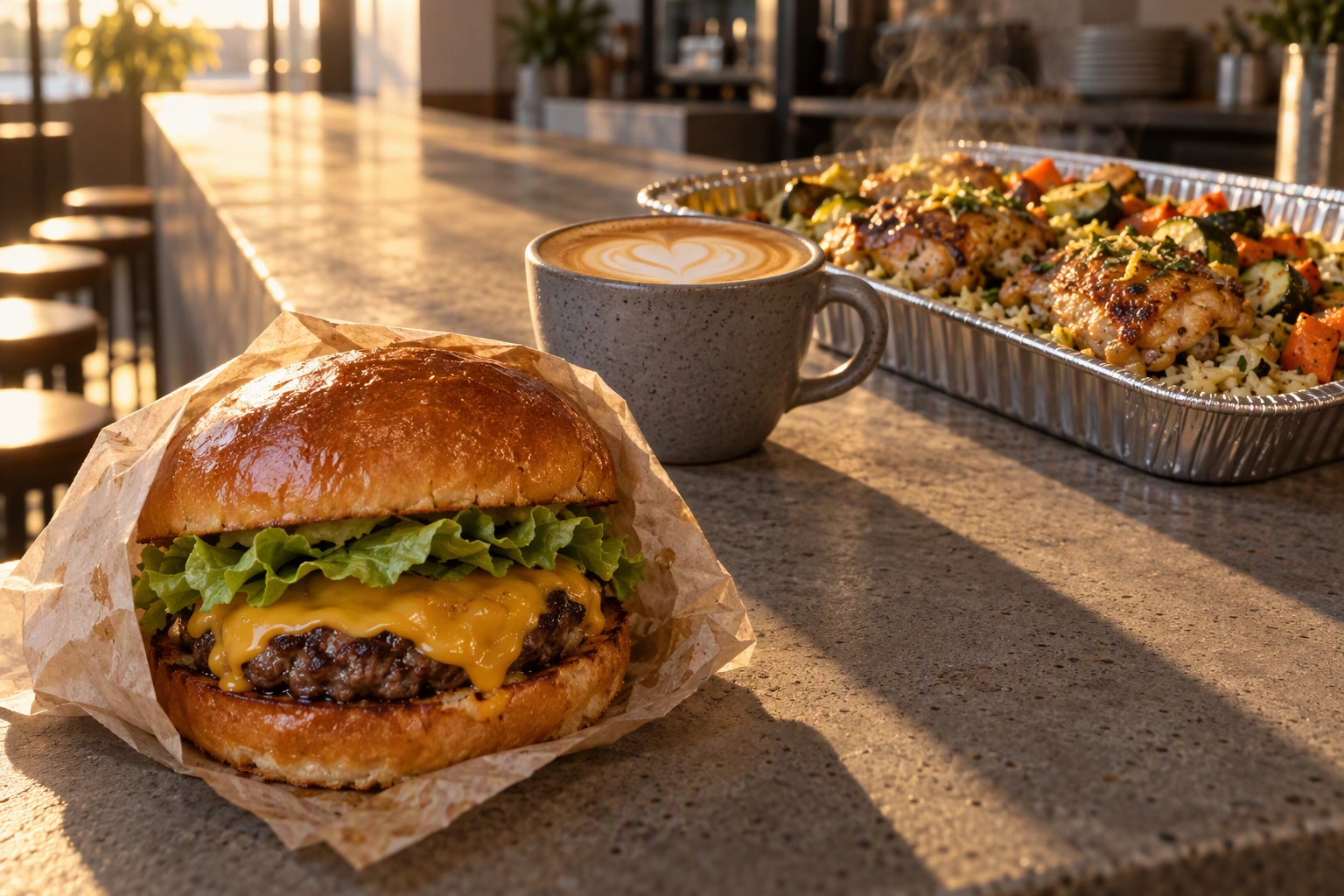 7 Menu Pricing Formulas Run on a Burger, Latte and Tray