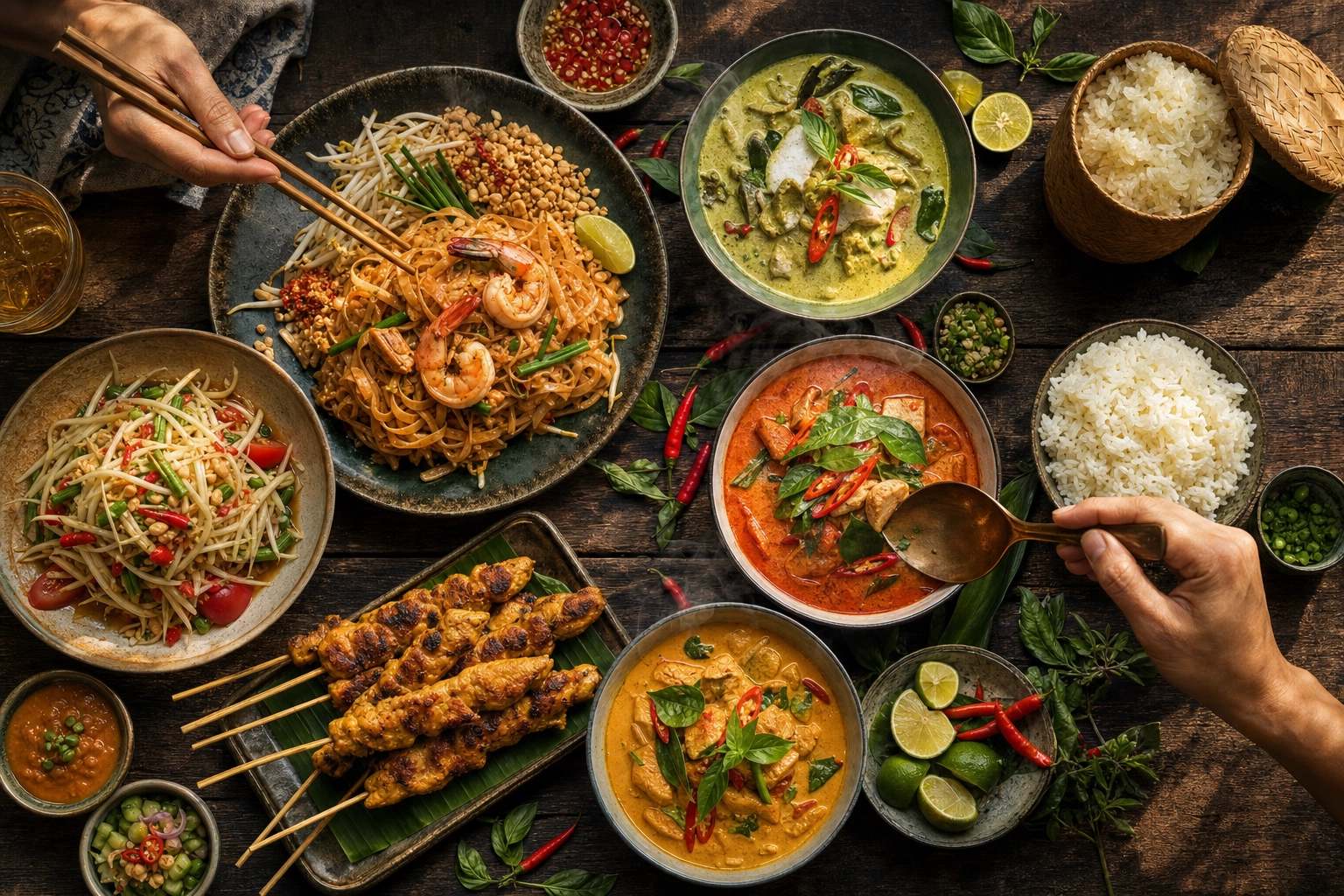 Thai Food Photography: Pad Thai, Curry & Street Eats