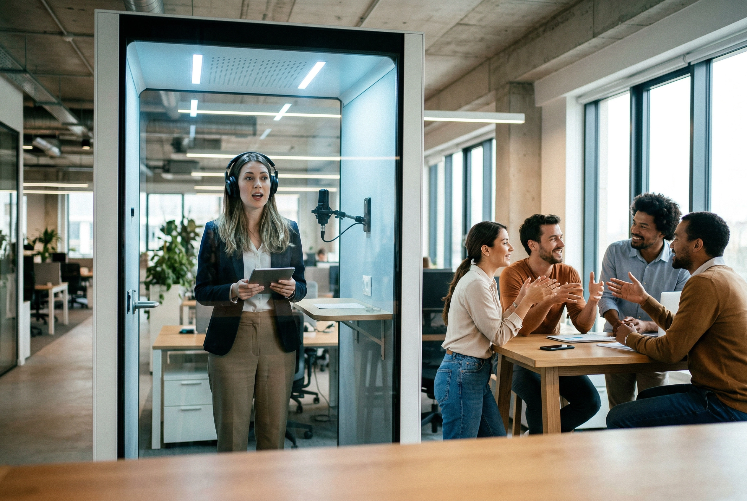 Konsep yang menunjukkan kesenjangan antara latihan pengucapan terisolasi dan percakapan bahasa Inggris nyata