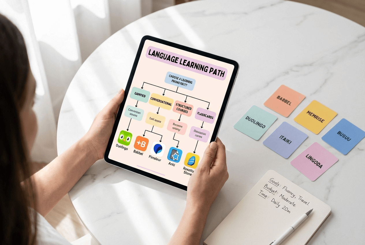 Choosing the right Duolingo alternative for your English speaking practice goals