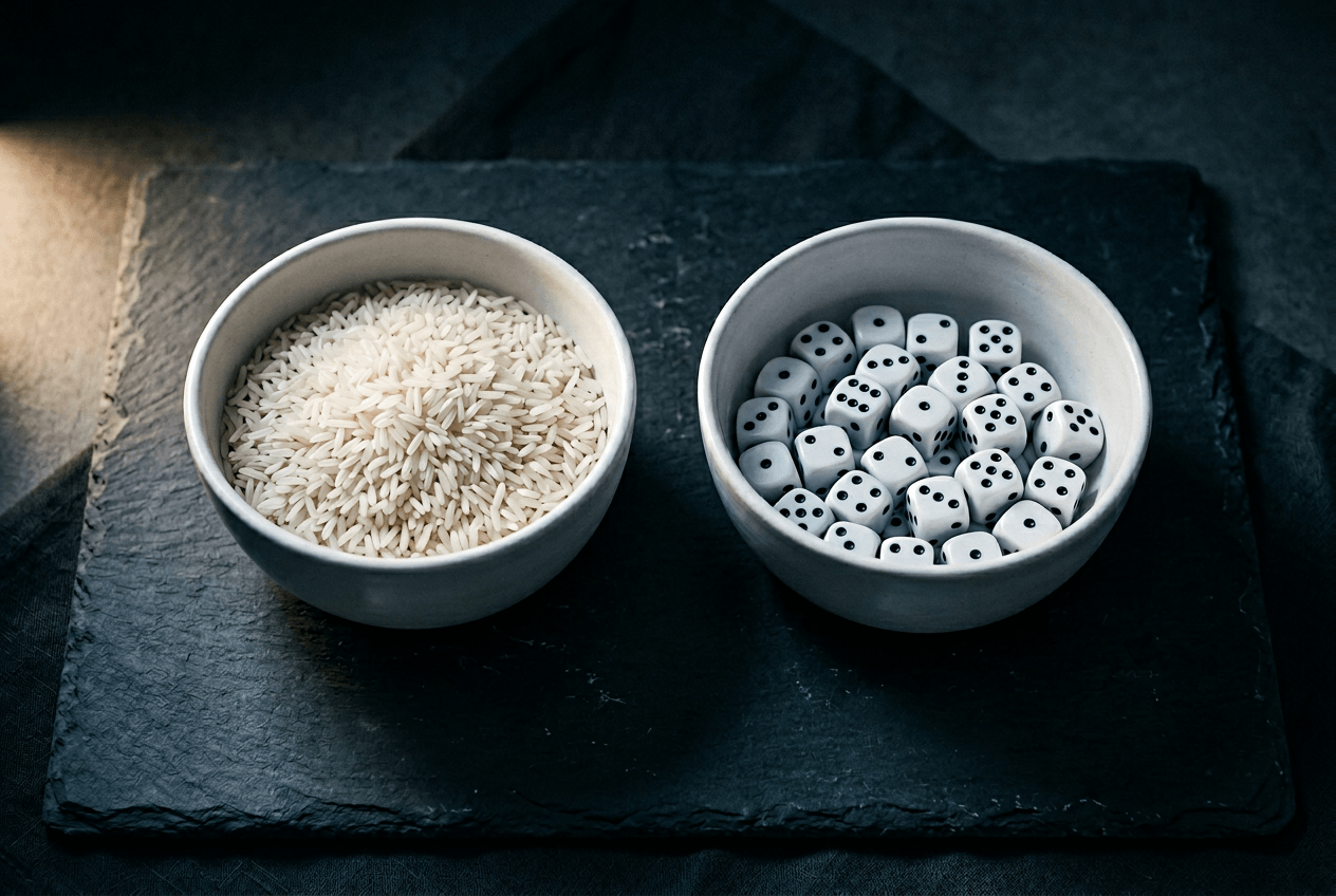 Conceptual still life illustrating English R and L sound distinction for pronunciation tongue twisters