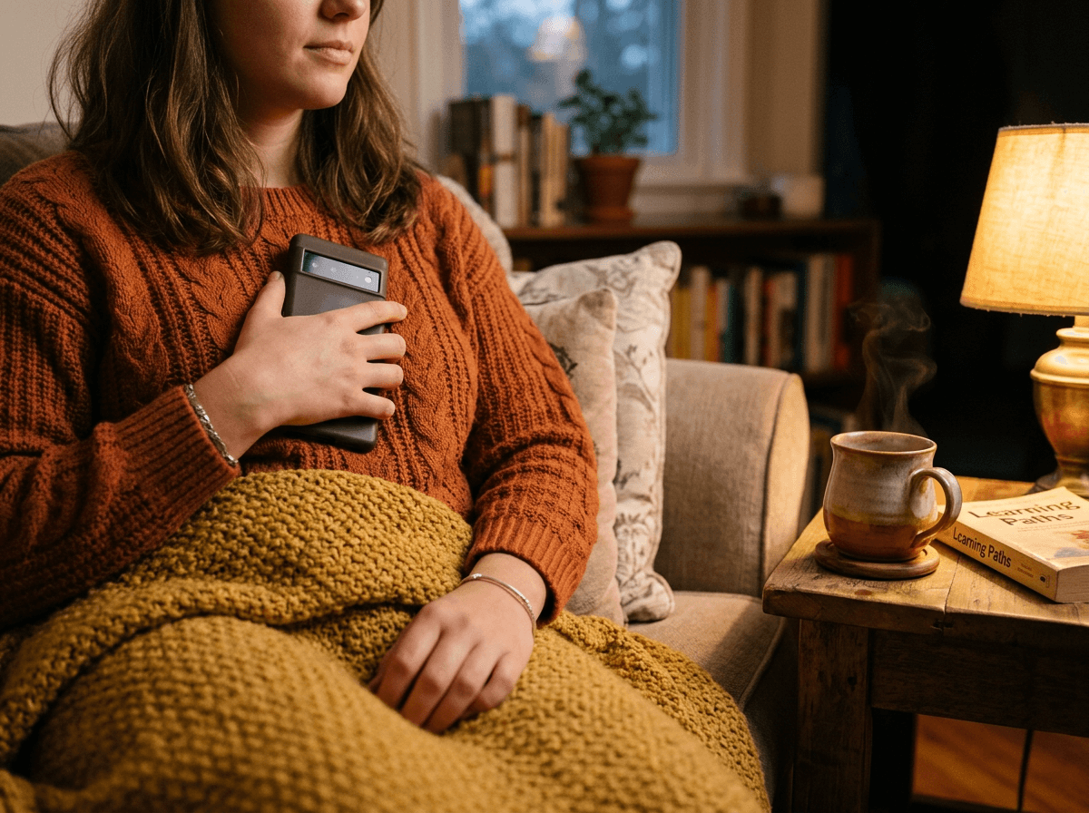 Relaxed English speaking practice at home with smartphone and AI tutor