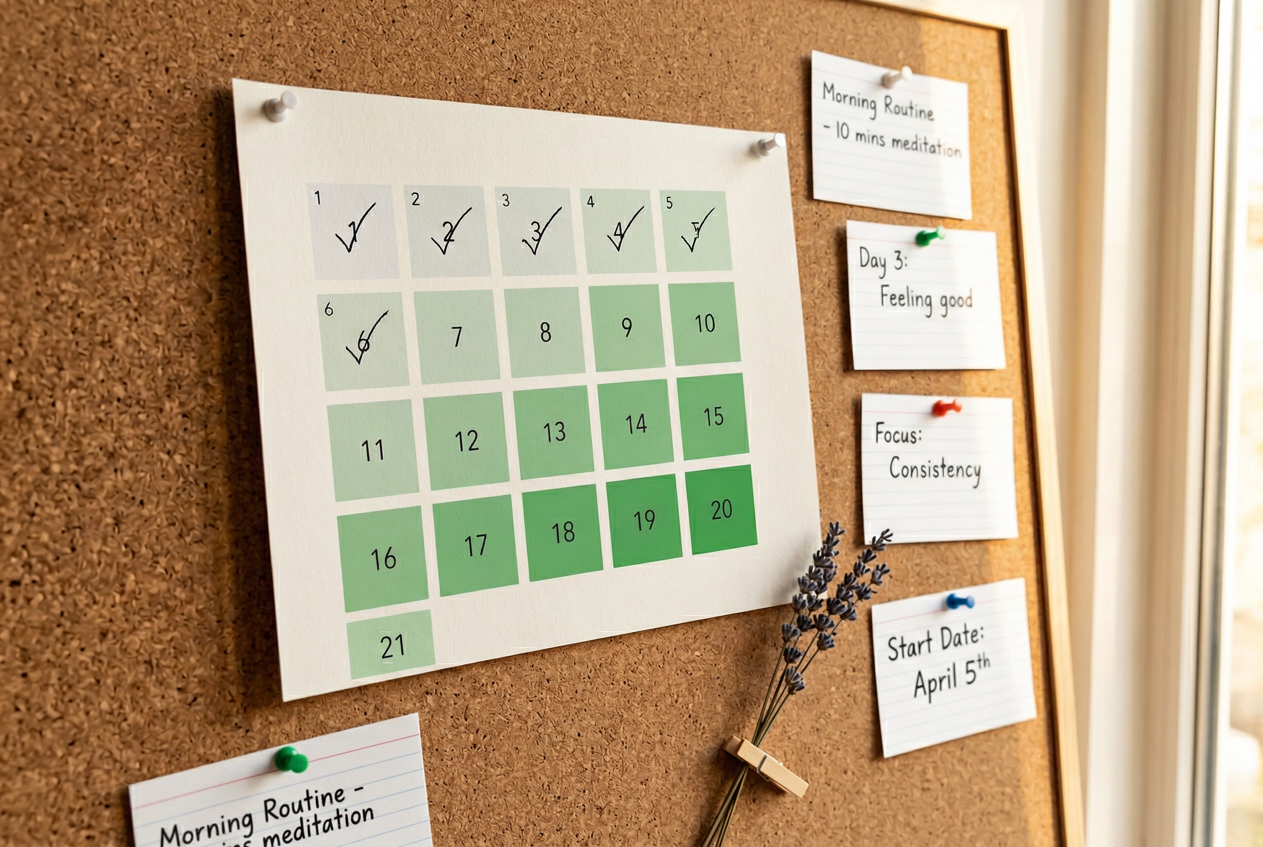 翻訳の癖から自然な英語思考への進捗を追跡する21日間チャレンジカレンダー